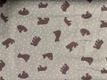 Bear Hug Woodland Fabric by the yard on Sale