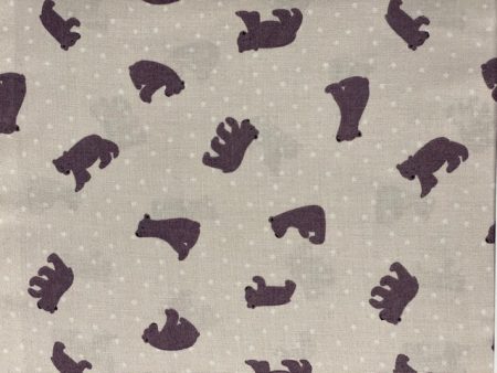 Bear Hug Woodland Fabric by the yard Online now