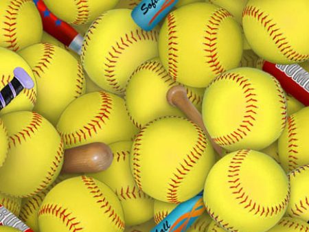 Softball Sports Collection Fabric by the yard Online Sale