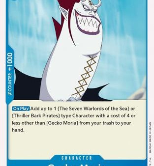 Gecko Moria (ST03-004) - Starter Deck 3: The Seven Warlords of The Sea  [Common] Hot on Sale