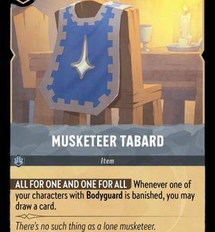 Musketeer Tabard (203 204) - The First Chapter Cold Foil [Rare] Fashion