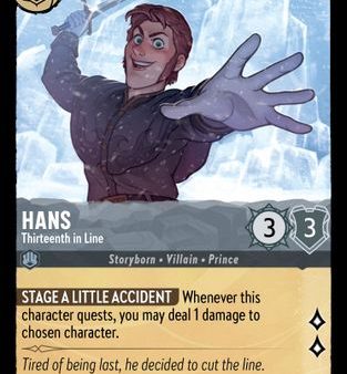 Hans - Thirteenth in Line (180 204) - The First Chapter Cold Foil [Super Rare] For Discount