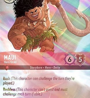 Maui - Hero to All (Enchanted) (212 204) - The First Chapter Holofoil [Enchanted] Cheap