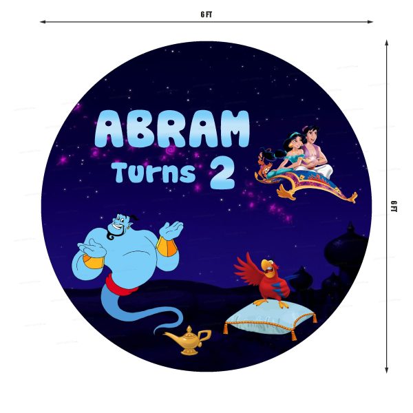 Aladdin Theme Personalized Backdrop For Cheap