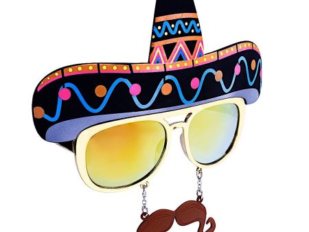 Sombrero Fiesta Sun-Staches® Fashion