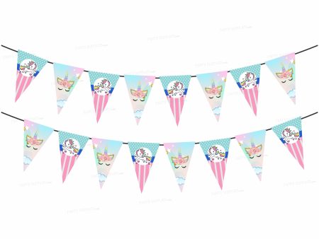 Unicorn Theme Flag Hanging on Sale