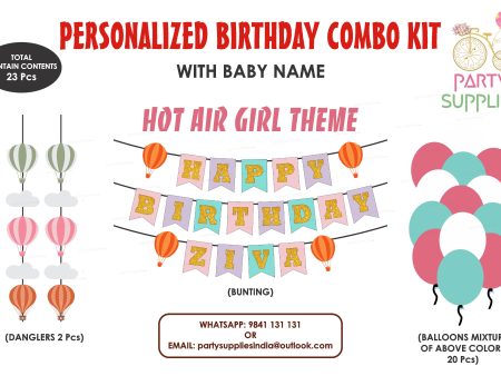 Hot Air Girl Theme Basic Kit Supply