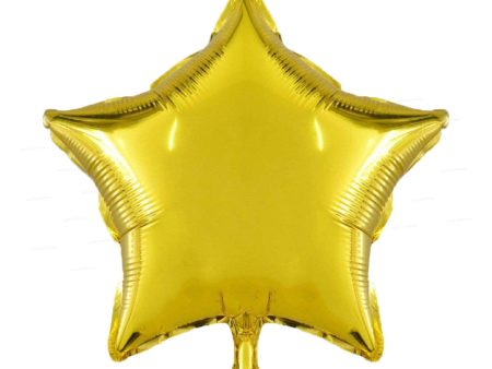 Star Shape Premium Gold Foil Balloon Online now