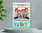 Coco Melon Theme Boy Personalized Welcome Board Online Hot Sale