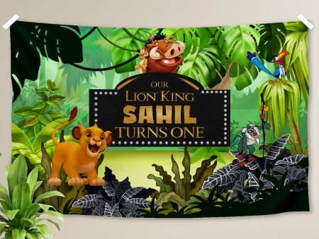 Lion King Theme Customized Backdrop For Sale