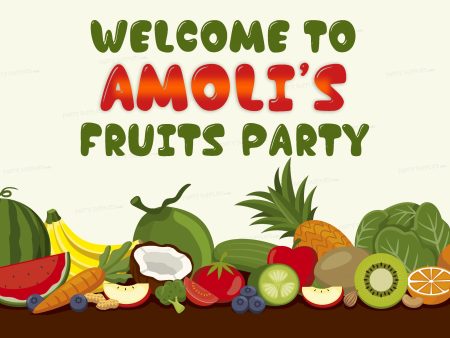 Fruits Theme Personalized Welcome Board Cheap