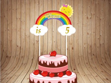 Sunshine Theme Girl Cake Topper For Discount