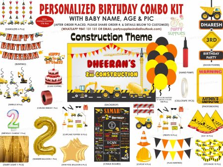 Construction Theme Premium Kit Fashion