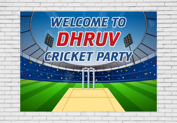 Cricket Theme Customized Welcome Board Hot on Sale