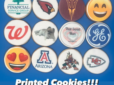 Logo Graphic Printed Cookies Online Hot Sale