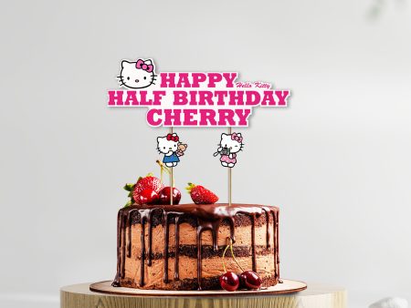 Hello Kitty Theme Cake Topper For Sale