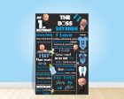 Boss Baby Theme Personalized Chalk Board Sale