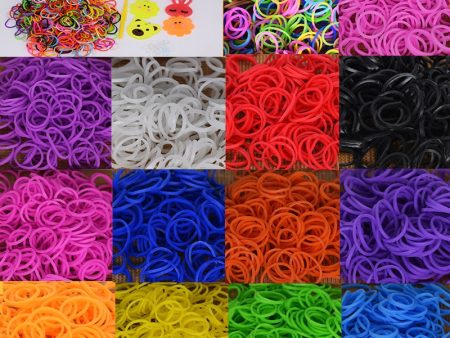 Diy toys rubber bands bracelet for kids or hair rubber loom bands refill rubber band make woven bracelet DIY Christmas 2019 Gift Online Sale