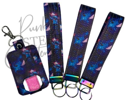 Stitch key fob wristlet and inhaler holder Hot on Sale