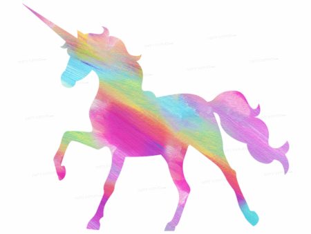 Unicorn Theme Multi-Coloured Horse Cutout Discount