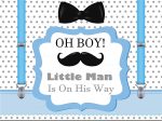 Little Man Theme Customized Backdrop Online Hot Sale