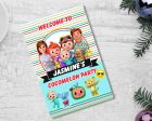 Coco Melon Theme Girl Personalized Welcome Board Discount