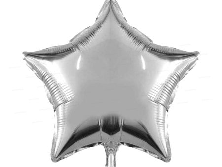 Star Shape Premium Silver Foil Balloon on Sale