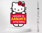 Hello Kitty Theme Customized Welcome Board Fashion