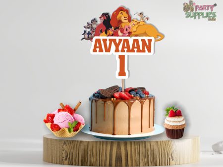 Lion King Theme Cake Topper on Sale