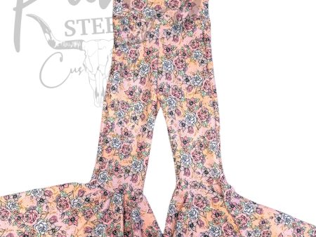 4T floral bell bottoms For Sale