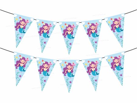 Mermaid Theme photo Flag Hanging Online Hot Sale