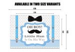 Little Man Theme Customized Backdrop Online Hot Sale