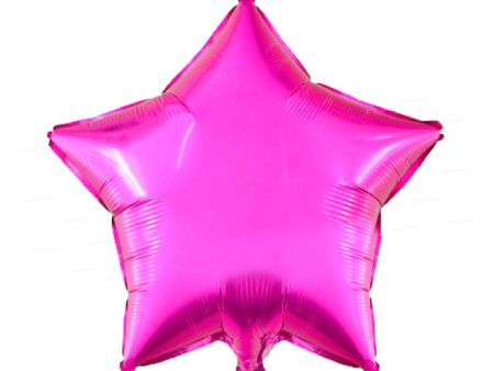 Star Shape Premium Pink Foil Balloon Discount