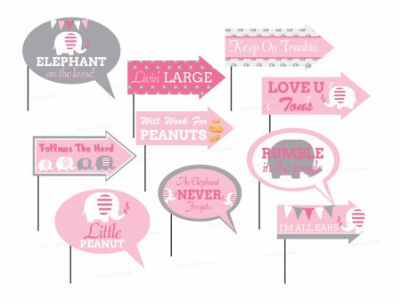 Pink Elephant Theme Customized Props Cheap