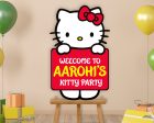 Hello Kitty Theme Customized Welcome Board Fashion