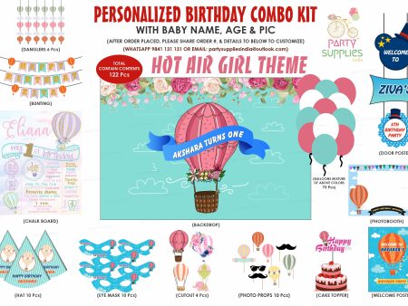 Hot Air Girl Theme Classic Kit Supply