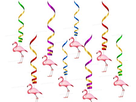 Flamingo Theme Swirls Online Hot Sale