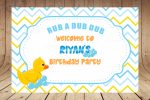 Duck Theme Boy Personalized Welcome Board Cheap