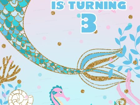 Mermaid Theme Personalized Welcome Board Online Hot Sale