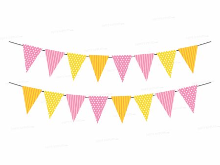 Duck Theme Girl Flag Hanging Discount