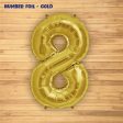 Number 8 Premium Gold Foil Balloon For Sale