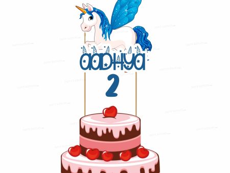 Unicorn Theme Customized Cake Topper For Sale