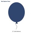 Blue Elephant Theme Colour 60 Pcs Balloons Online Sale