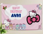 Hello Kitty Theme Personalized Backdrop For Sale