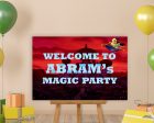 Aladdin Theme Customized Welcome Poster Online Hot Sale