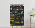 Dinosaur Theme Personalized Chalk Board Online