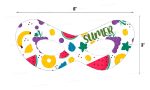 Fruits Theme Personalized Eye Mask For Discount