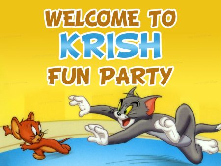 Tom & Jerry Theme Customized Welcome Poster Fashion