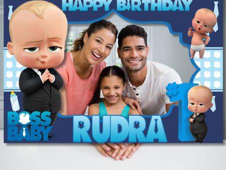 Boss Baby Theme Personalized Photobooth on Sale