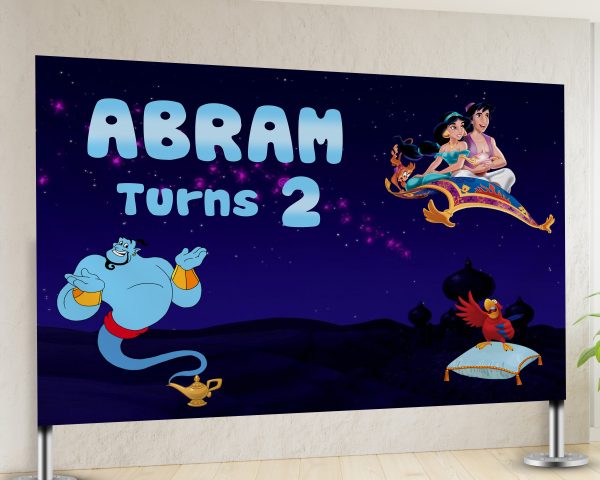 Aladdin Theme Personalized Backdrop For Cheap